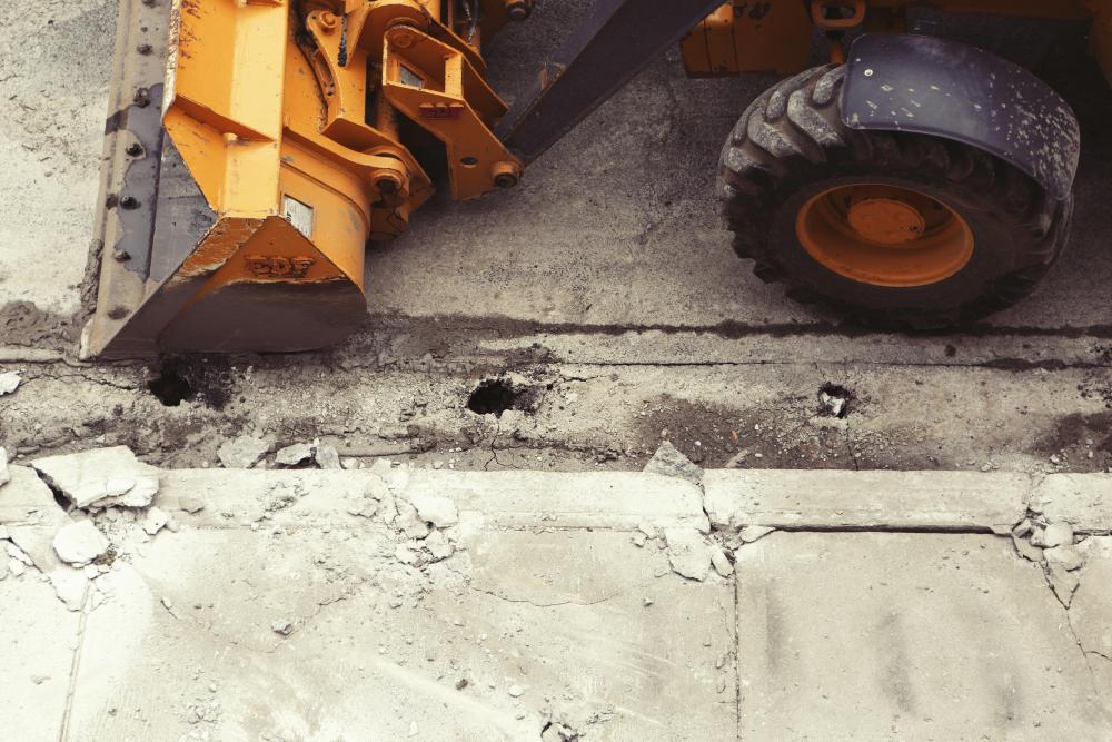 buiding site digger