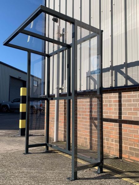 tall, slim smoking shelter