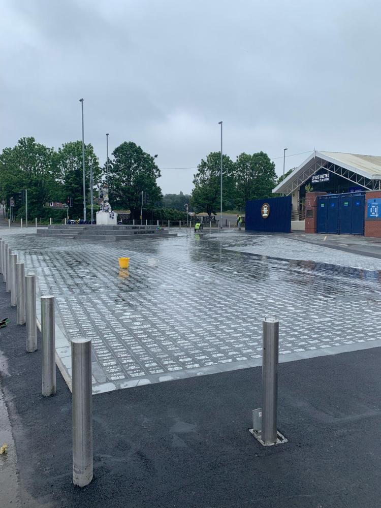 Telescopic Stainless Steel Bollards Elland Road, Leeds
