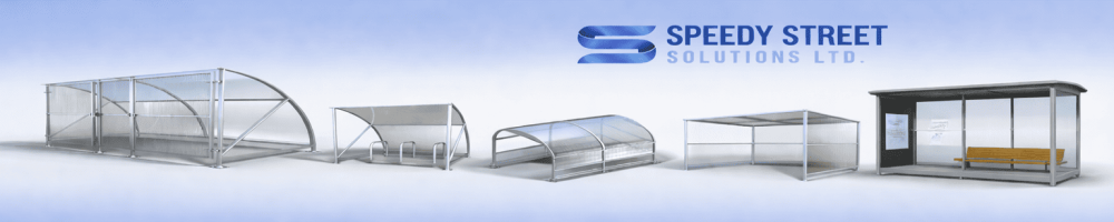 A wide range of cycle, bus, smoking and trolley shelters