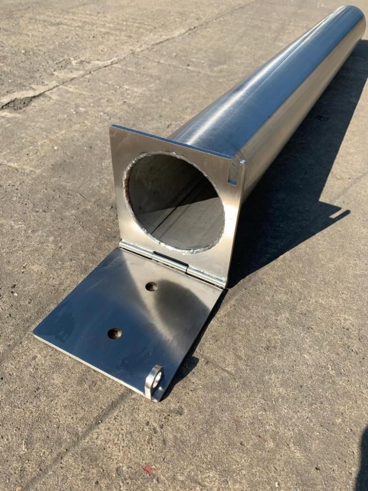 fold down security bollard