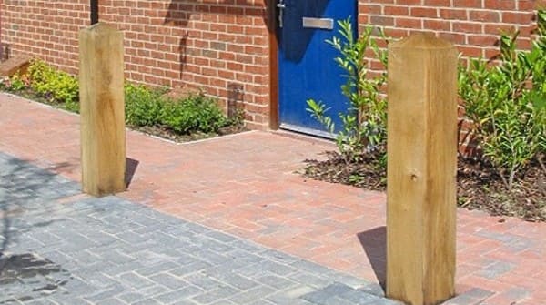 Oak Timber Bollard UK