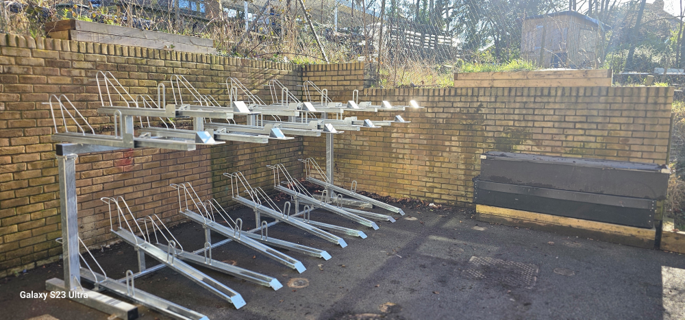 Two Tier Cycle Racks For Schools