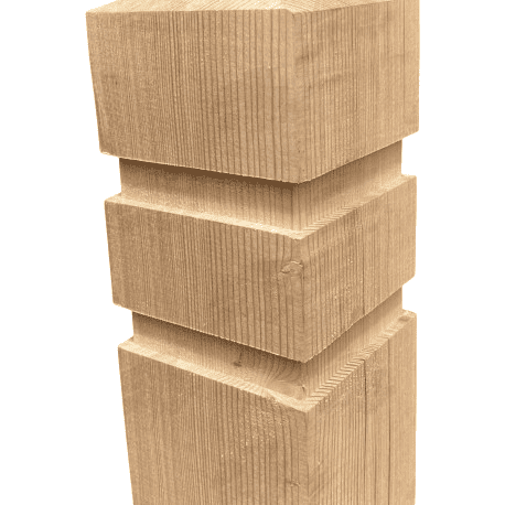 Buy oak bollards with a back weathered top finish.