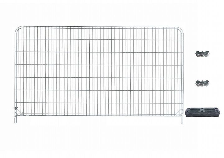 diagram of a Heras fence panel