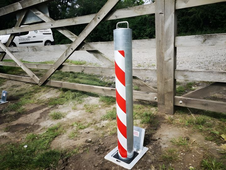 A removable bollard from Speedy Street Solutions