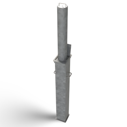 Galvanised Telescopic Bollards