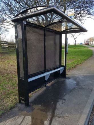 Heritage Bus Shelter – Quarter End Panels