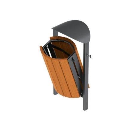 Silos recycled plastic litter bin - 50 litres