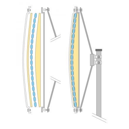 DURABEL Ice Free Mirror