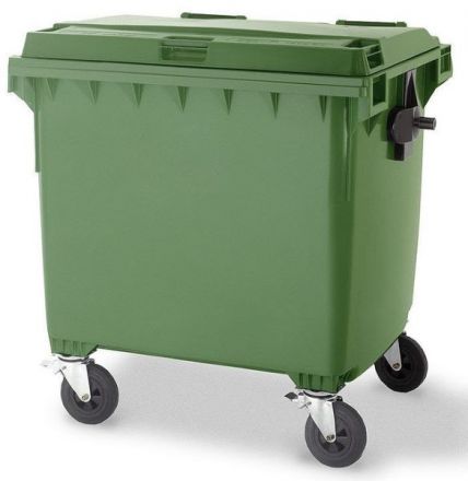 Green Wheelie Bin - 1100 Litre