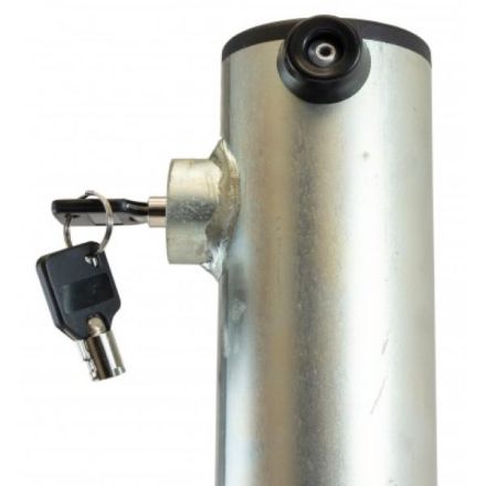 Fold down Integrated lockable post Galvanised