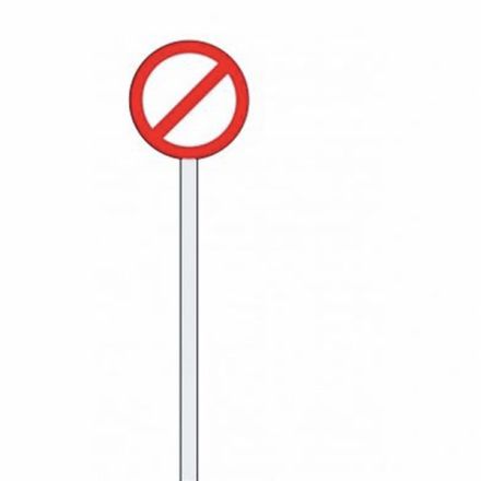 Straight Steel Signposts (76.1mm x 2.5mm)