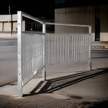 Pedestrian Sight Gap Guardrail