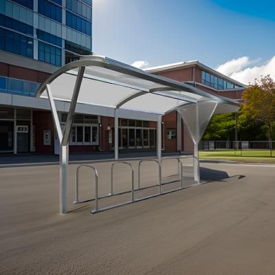York arched canopy 10 Cycle Shelter