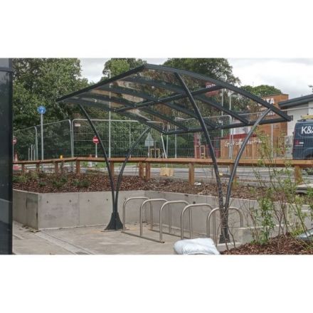 Installed Penton Cycle Shelter