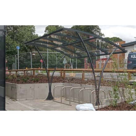 Installed Penton Cycle Shelter