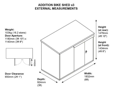 Bike Storage X3