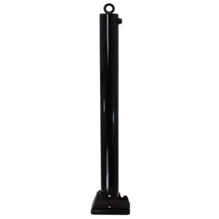 Fold Down Lockable Bollard- Black