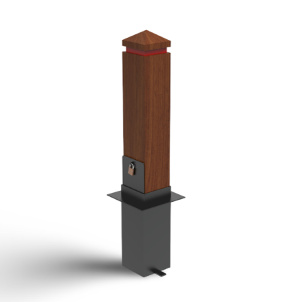 Timber Removable Bollards 