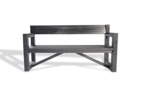 Recycled Plastic City Bench