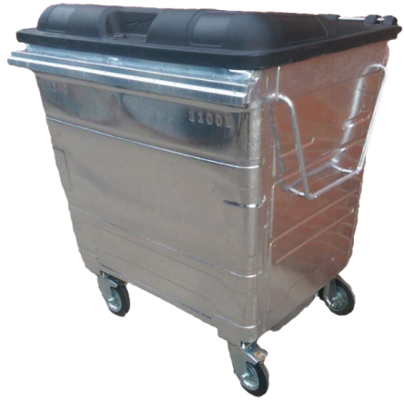 Metal Wheelie Bin-1100 Litre