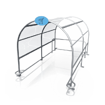 Eco 2 Shopping Trolley Shelters