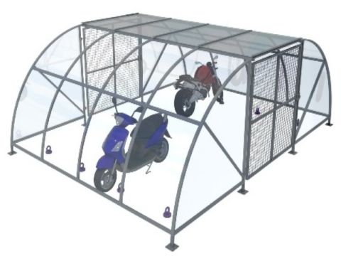 8 Capacity Motor Bike Compound