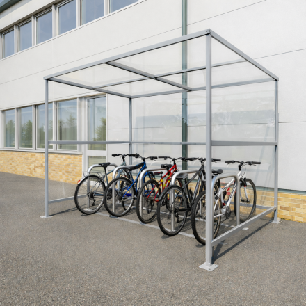 Boxster Cycle Shelter and Rack