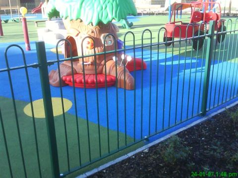 Mild steel fencing