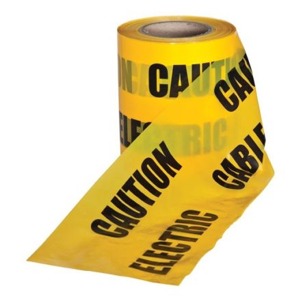 Underground Warning Tape (Electric Cable) 150mm x 365m