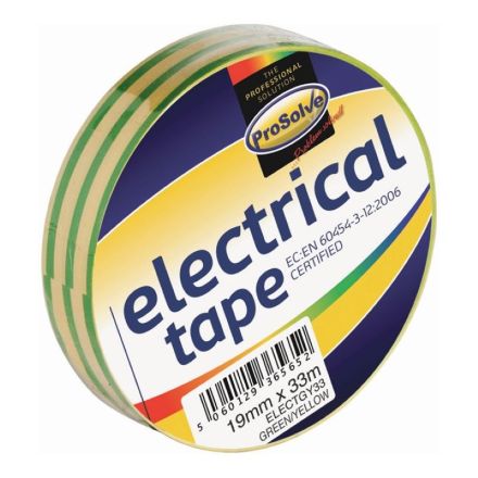 Electrical Tape 19mm x 33m - Green/Yellow