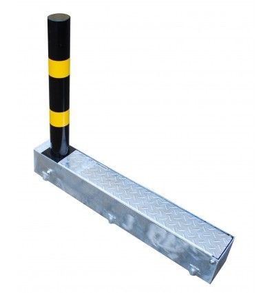 Fold Away (Coffin) Black & Yellow Parking Post