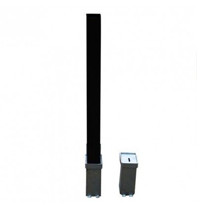 Heavy Duty Black Removable Parking & Security Post