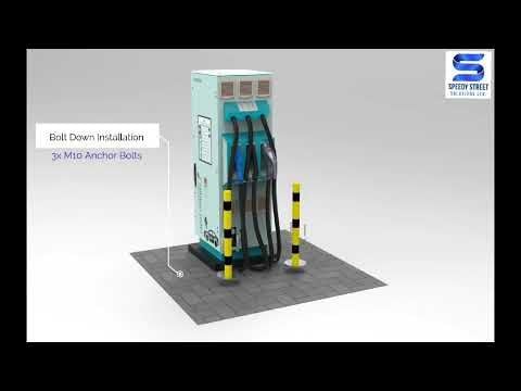 EV Charging Protection Bollard (Semi Dome)