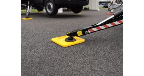 Hi-Pro Recessed Outrigger Pad - 400mm x 400mm x 40mm - 6kg