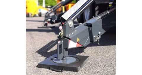 Recessed Eco Lift Outrigger Pad - 400mm x 400mm x 40mm - 6kg