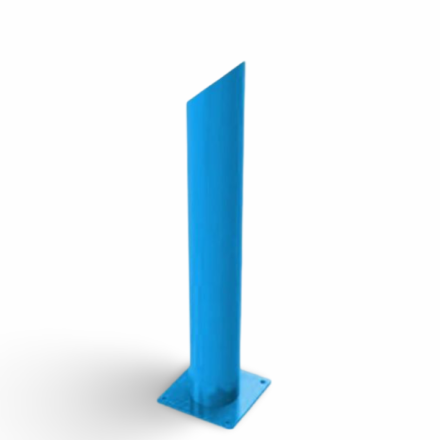 Powder Coated Mitre Top Bollards -Bolt Down
