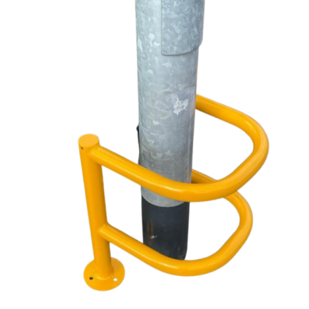 Twin Rail Lamp Post Protector 