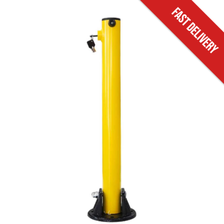 Yellow Fold Down Bollard