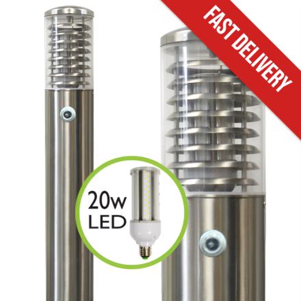 Marine Grade Stainless Steel Commercial Bollard Light