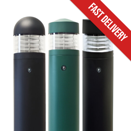 Lighthouse Bollard Light (Surface Mounted) Green or Black