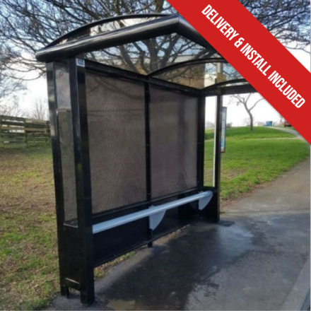 Heritage Bus Shelter – Quarter End Panels