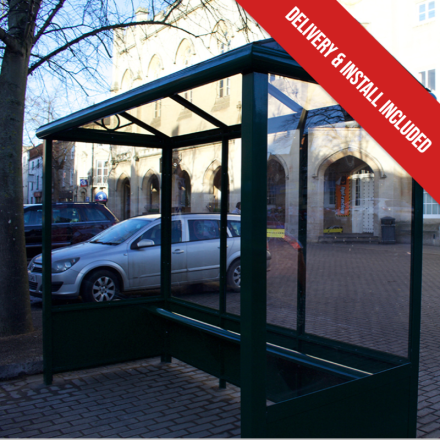 Harrogate Bus Shelter – Full End Panels