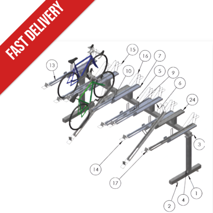 Single Tier Cycle Racks