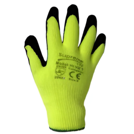 Supreme TTF - Hi Vis Thermal 7 Gauge Glove - Cold Resistant Gloves - HT-THERMAL-HIVIS 