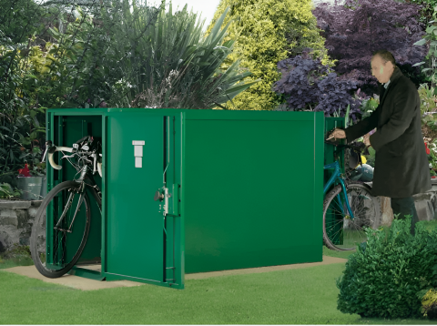 Double Ended Bike Shelter