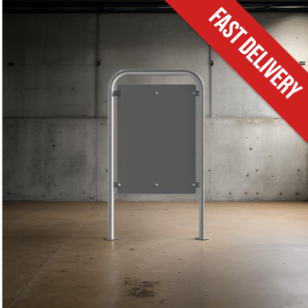 Door Protection Hoop - Solid Infill Galvanised