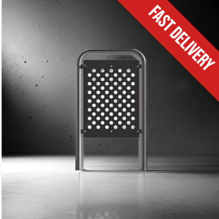 Perforated door protection hoop