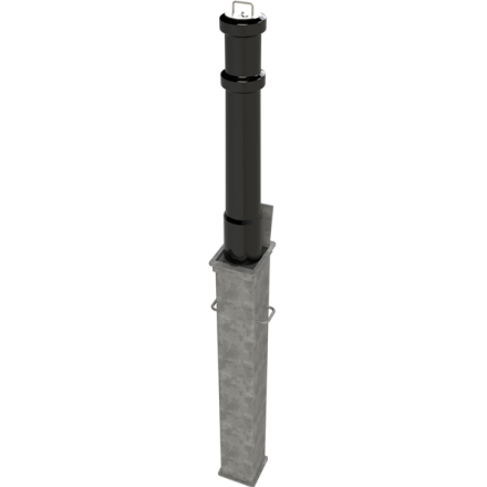 Polymer Cast Telescopic Security Post